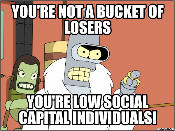 Image result for "LOW SOCIAL CAPITAL INDIVIDUALS"