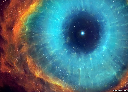Image result for eye compared to cosmos