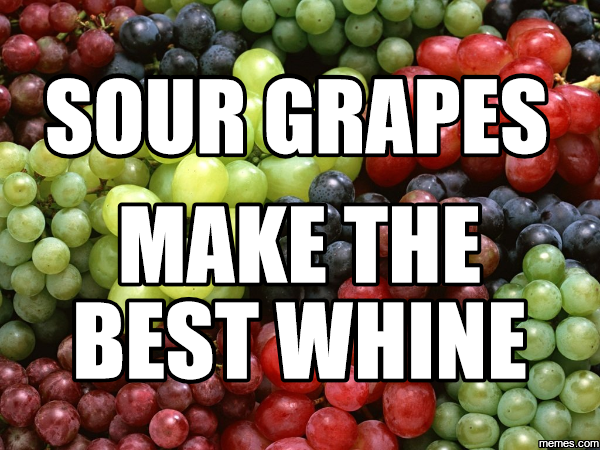 Image result for sour grapes meme