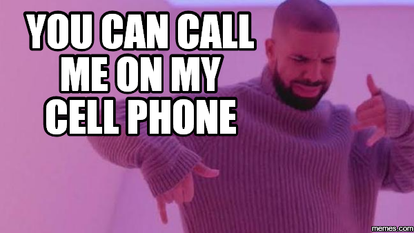 call me a my cell phone