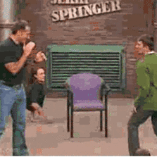 Epic fight on Jerry Springer | memes.com