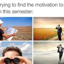 Me trying to find motivation | Memes.com