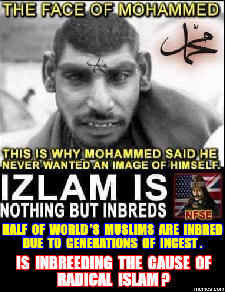 Low IQ muslim  Inbreeding based on the ideology proves 