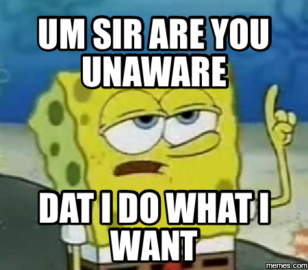 Image result for i do what i want meme